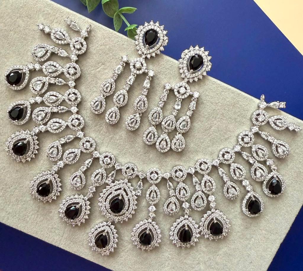 Timeless Statement Necklace Set with Matching Designer Earrings
