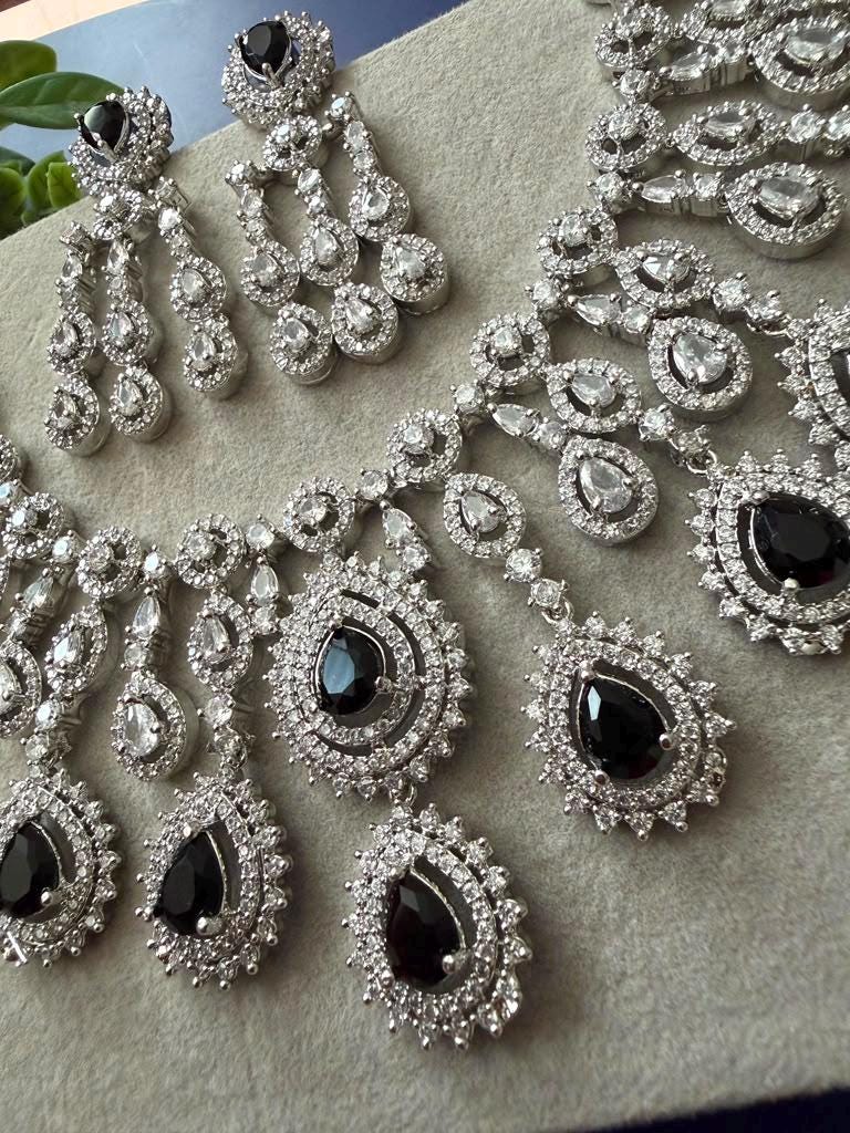 Timeless Statement Necklace Set with Matching Designer Earrings