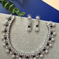 Royal Jewelry Set with Sparkling Necklace and Drop Earrings