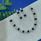 Modern Art Inspired Necklace Set with Timeless Appeal navy