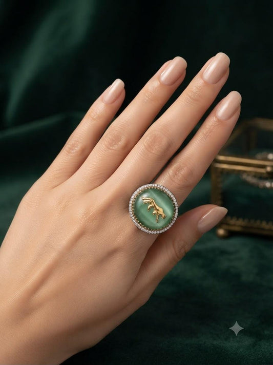 Adjustable Designer Ring for Women with Elegant Fashion Accessory Style