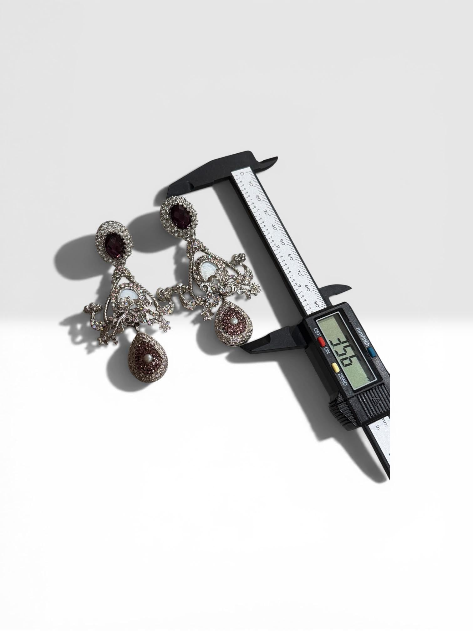 Pendant Necklace with Matching Earrings for Weddings and Special Occasions