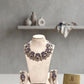Fusion Style designer Necklace with Drop Earrings for Her