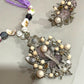 Vintage Inspired Pearl Pendant Necklace with Matching Earrings for Elegant Style