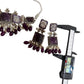 Elegant Handmade purple Vintage Jewelry Set Timeless Statement