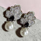 Make Every Occasion Shine with Elegant Black Onyx and Pearl Statement Earrings