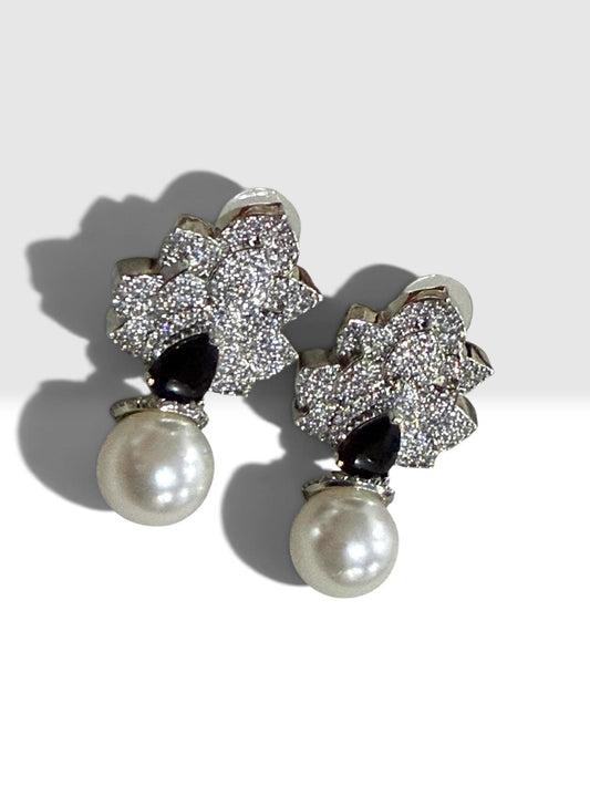 Make Every Occasion Shine with Elegant Black Onyx and Pearl Statement Earrings
