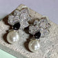 Make Every Occasion Shine with Elegant Black Onyx and Pearl Statement Earrings