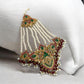 Exquisite Ruby and emerald Necklace Set with Earrings - Traditional Indian Bridal Jewelry