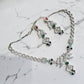 Sophisticated CZ Jewelry Set with Artistic Geometric Design