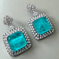 High-End Doublet Statement Necklace and Earrings Set with AD Stone Detailing