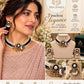 Traditional Jewelry Set for Women Elegant Necklace/Choker and Matching Earrings for Occasions