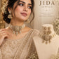 Statement Gold Tone Kundan Pearl Choker/Necklace Jewelry Set