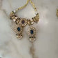 Kundan Choker Necklace Set – Emerald Green, Sabyasachi Inspired Indian Jewelry